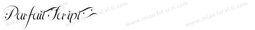 Parfait Script字体转换